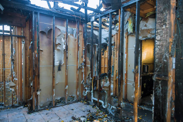 Professional Emergency Fire Cleanup technician working in Colmar, PA